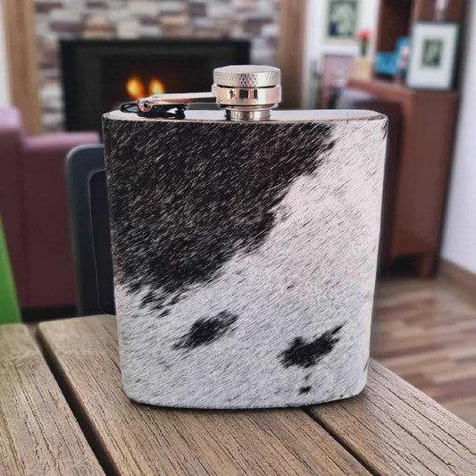 BNB Stainless Steel Cow Hide Flask