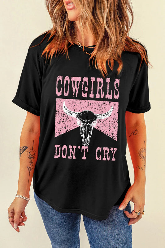 BNB Shirt - Black - Cowgirls Don't Cry