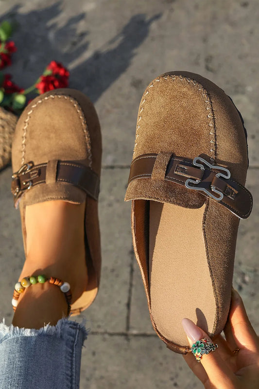 BNB Slip On - Camel - Mule Style