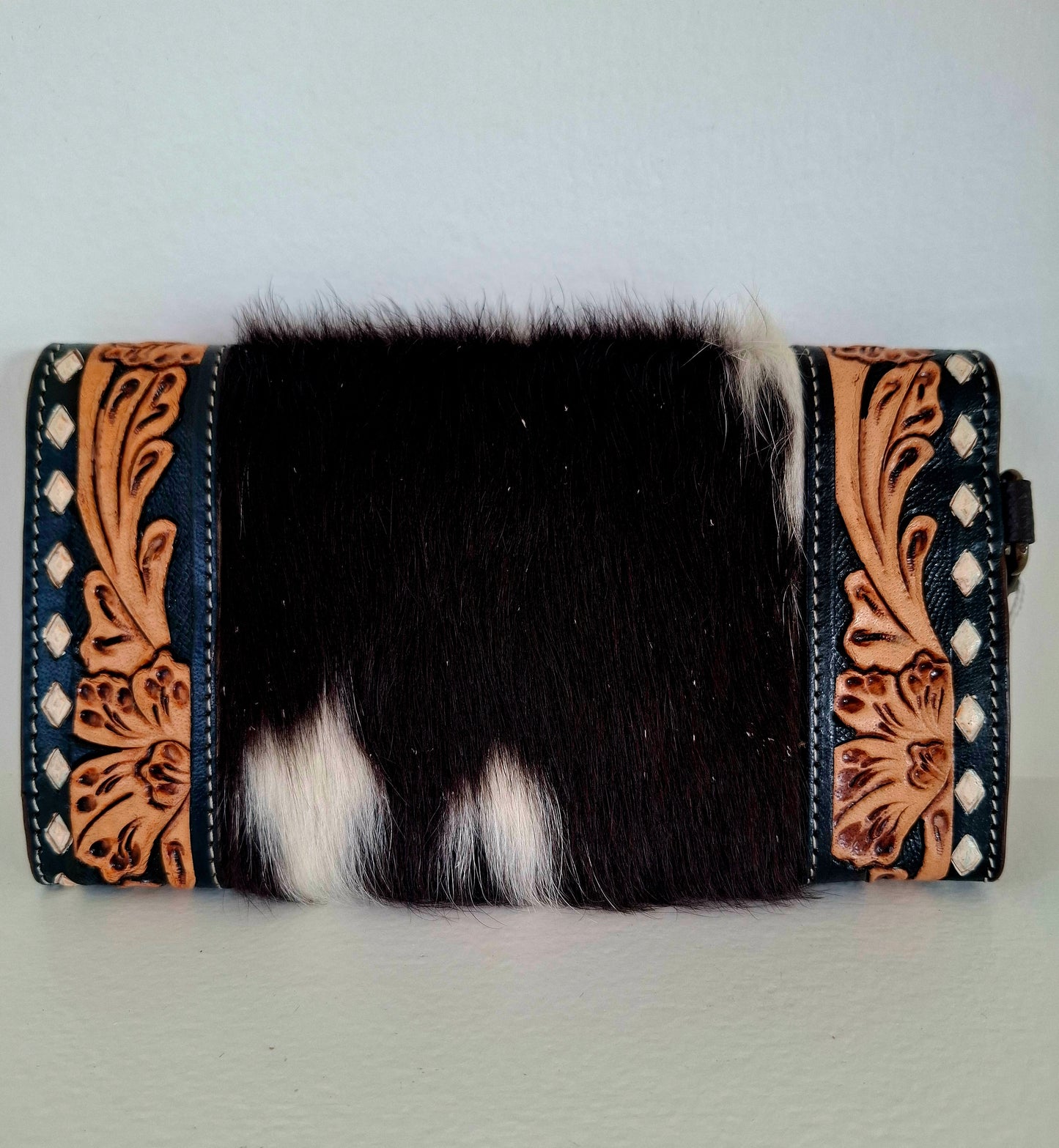BNB Genuine Cow Hide Clutch Purse