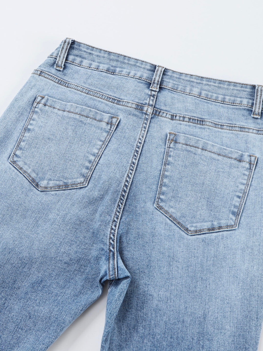 BNB Jeans- Sky Blue Light Wash Distressed