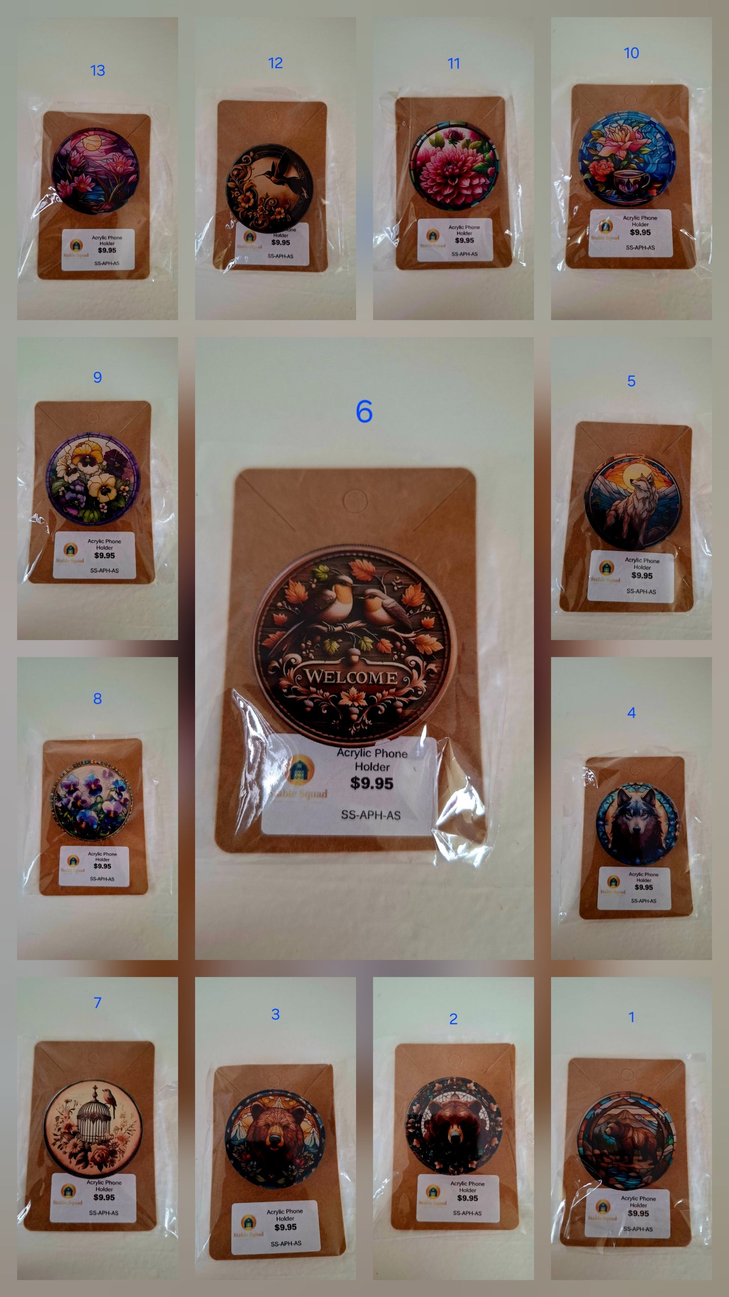 BNB Acrylic phone holder