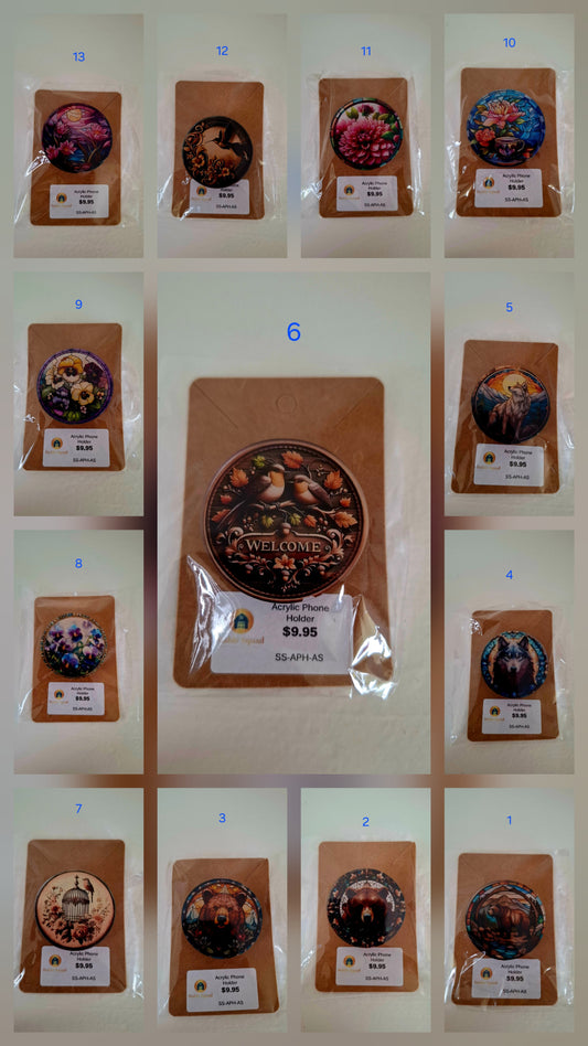 BNB Acrylic phone holder