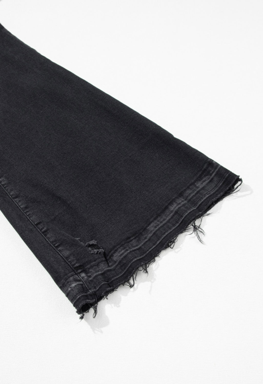 BNB Jeans- Black HW Button Front Flare