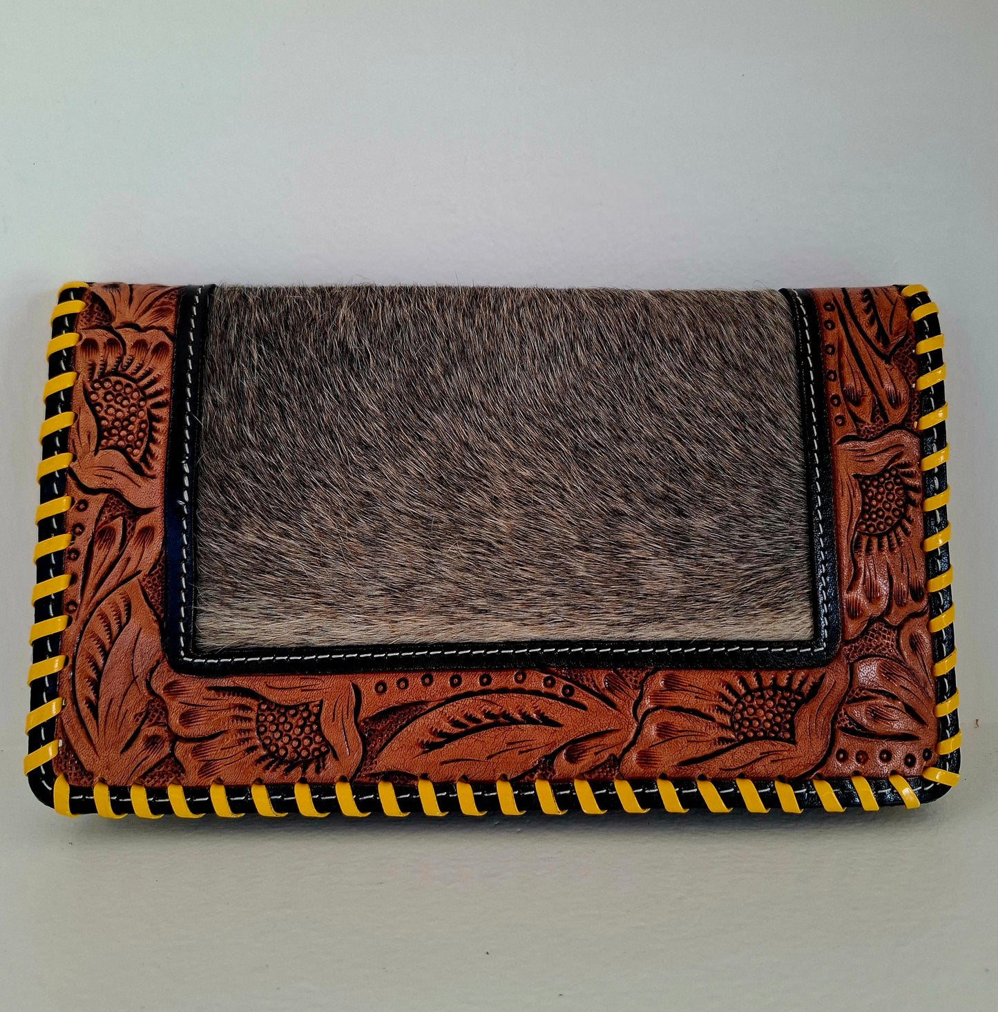 BNB Genuine Cow Hide Clutch Purse