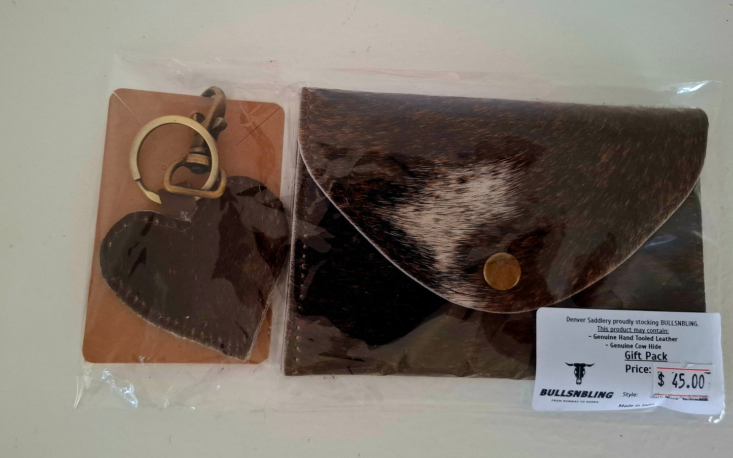 BNB Cow Hide Mini Purse Gift Pack