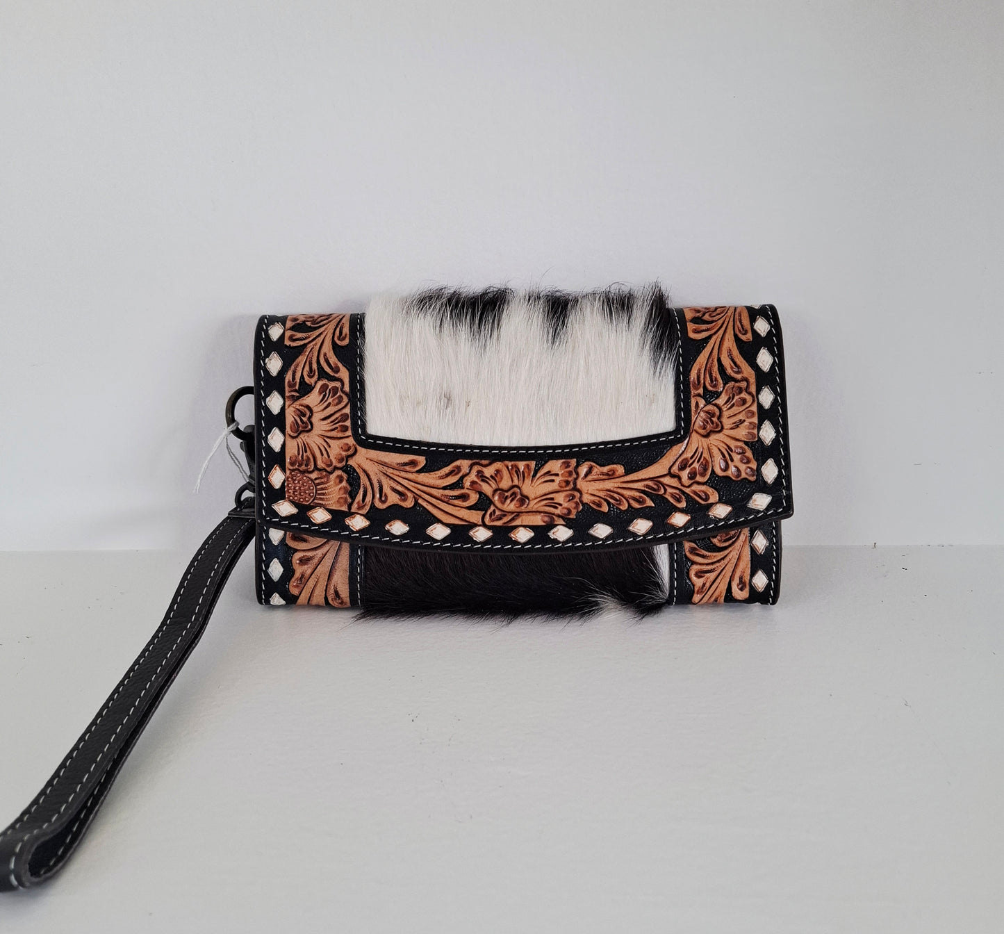 BNB Genuine Cow Hide Clutch Purse