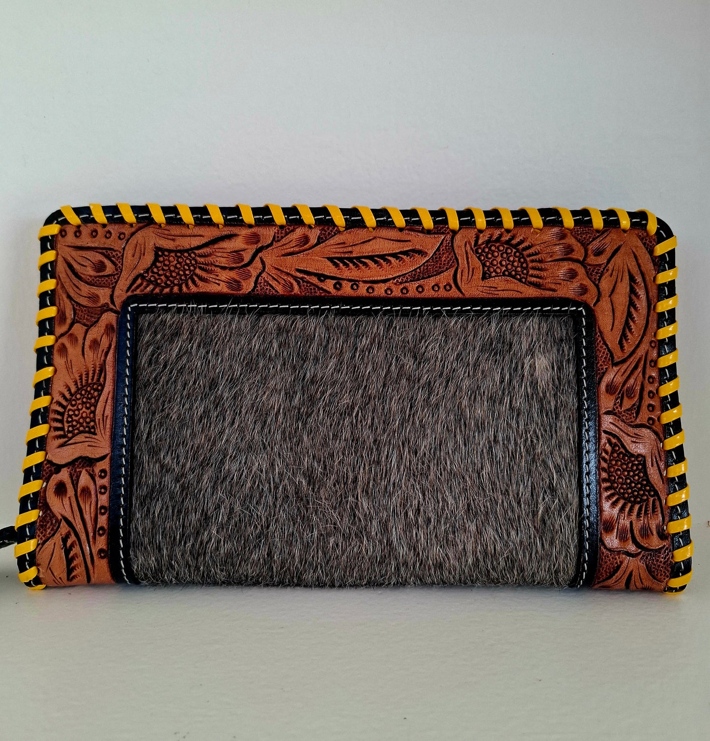 BNB Genuine Cow Hide Clutch Purse