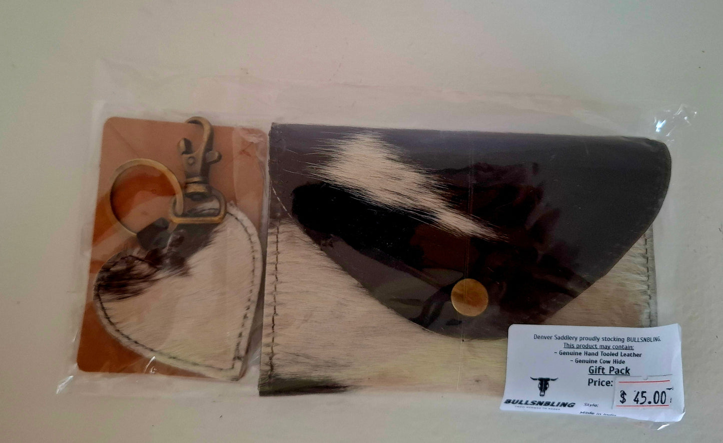 BNB Cow Hide Mini Purse Gift Pack