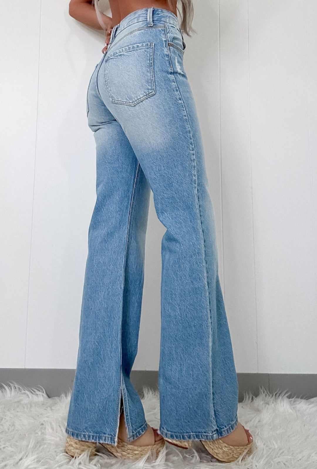BNB Jeans - Myosotis HR Slit Leg