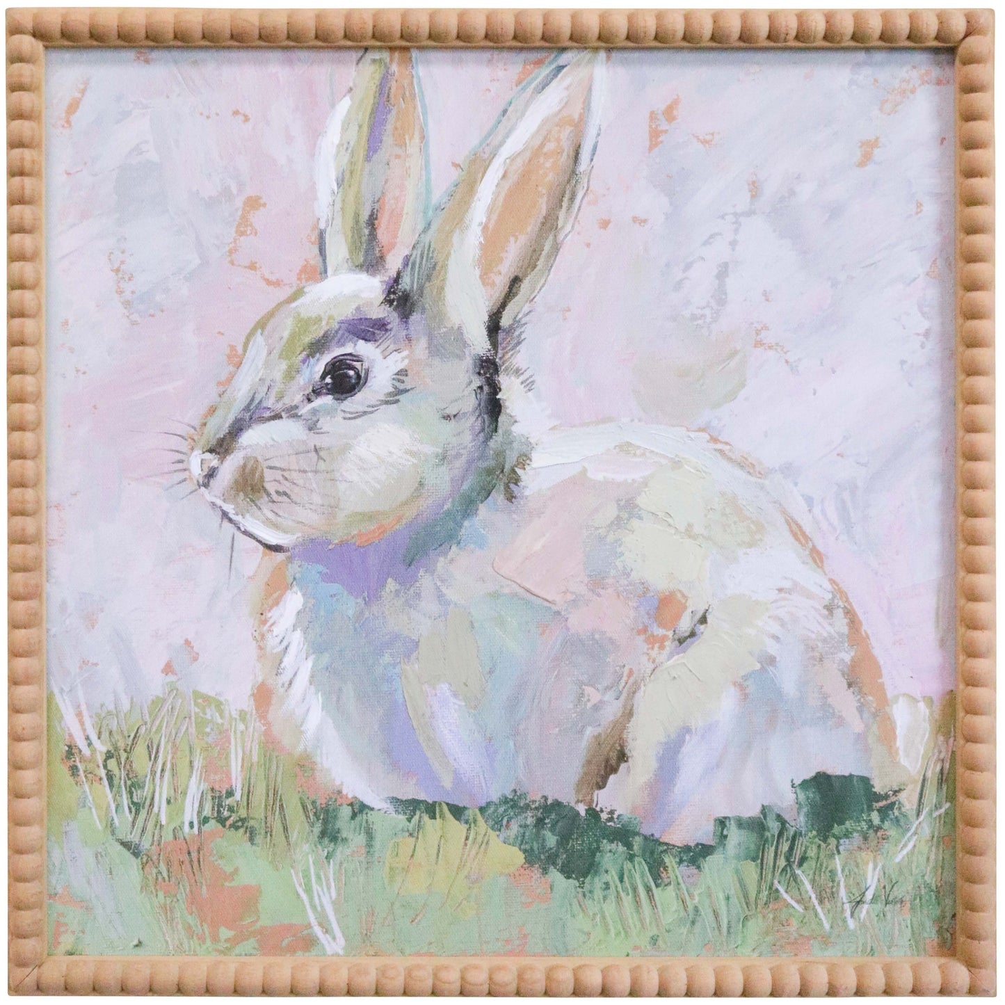 LV Framed Canvas Rabbit