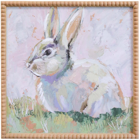 LV Framed Canvas Rabbit