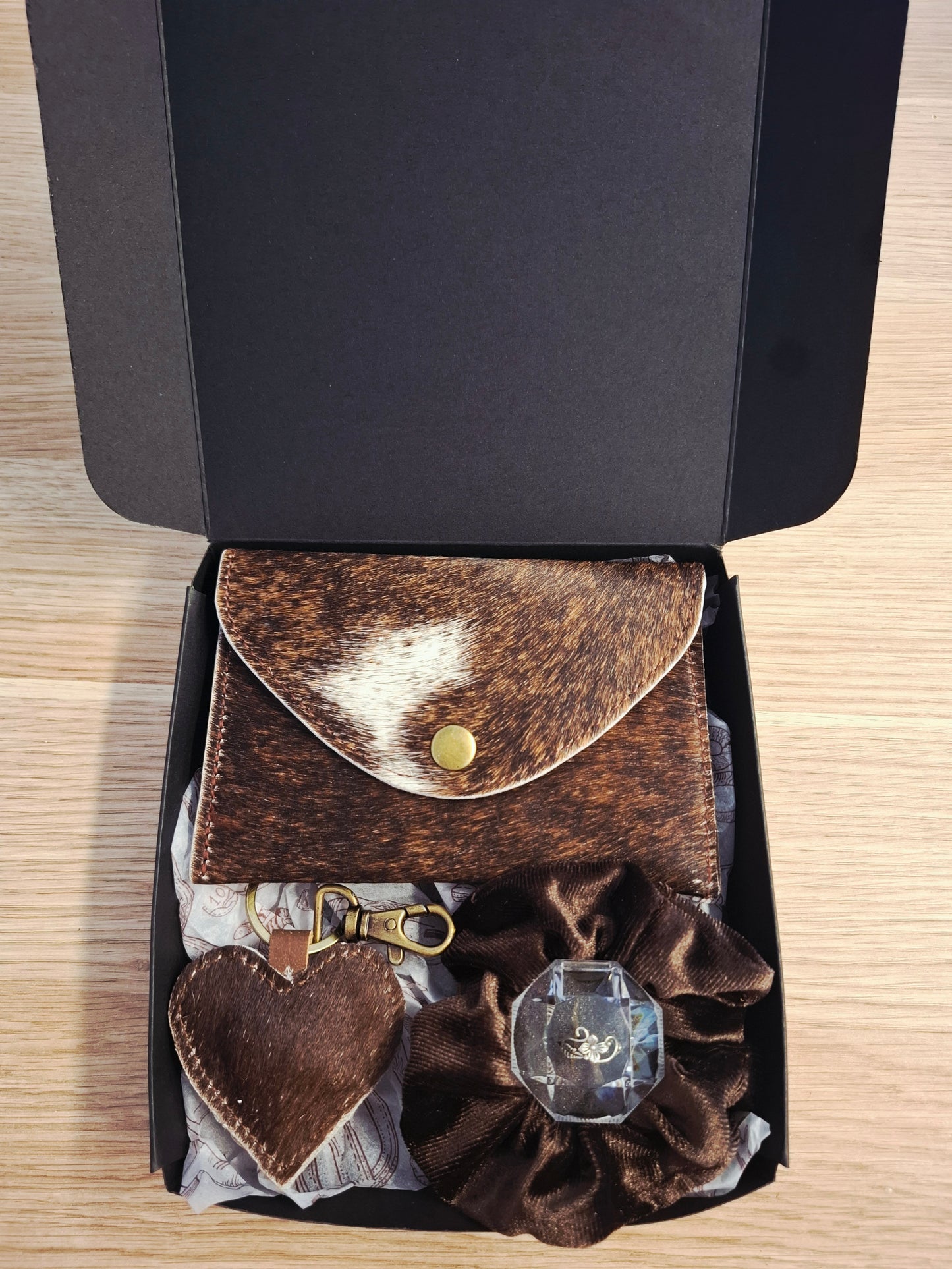 BNB Cow Hide Mini Purse Gift Pack