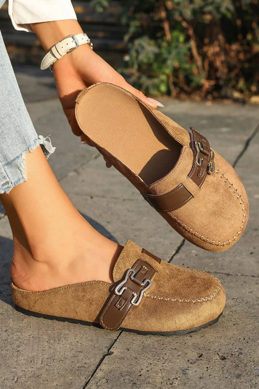 BNB Slip On - Camel - Mule Style
