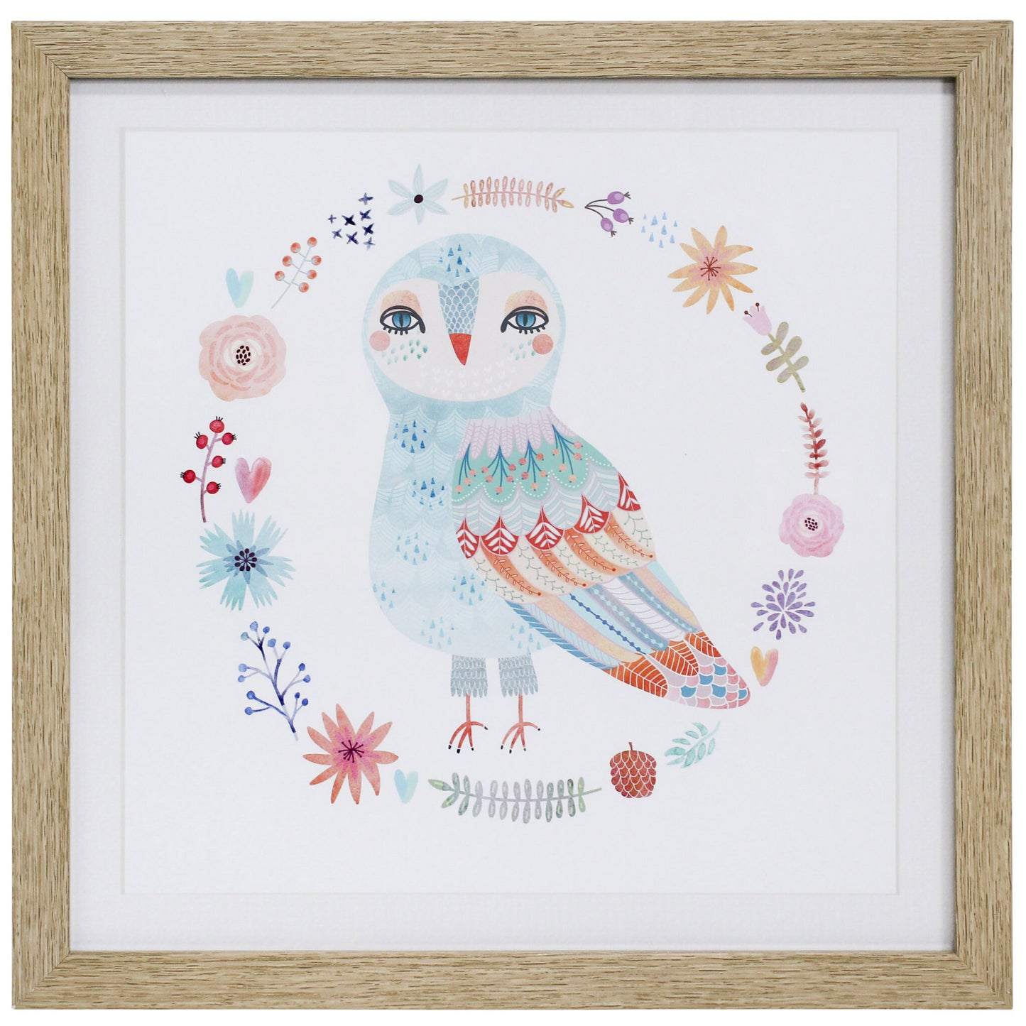 LV Framed Owl Print