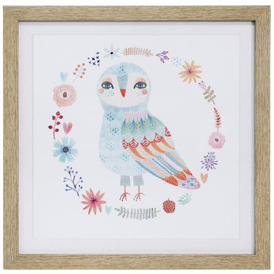 LV Framed Owl Print