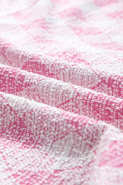 BNB Shacket - Pink - Geometric Style