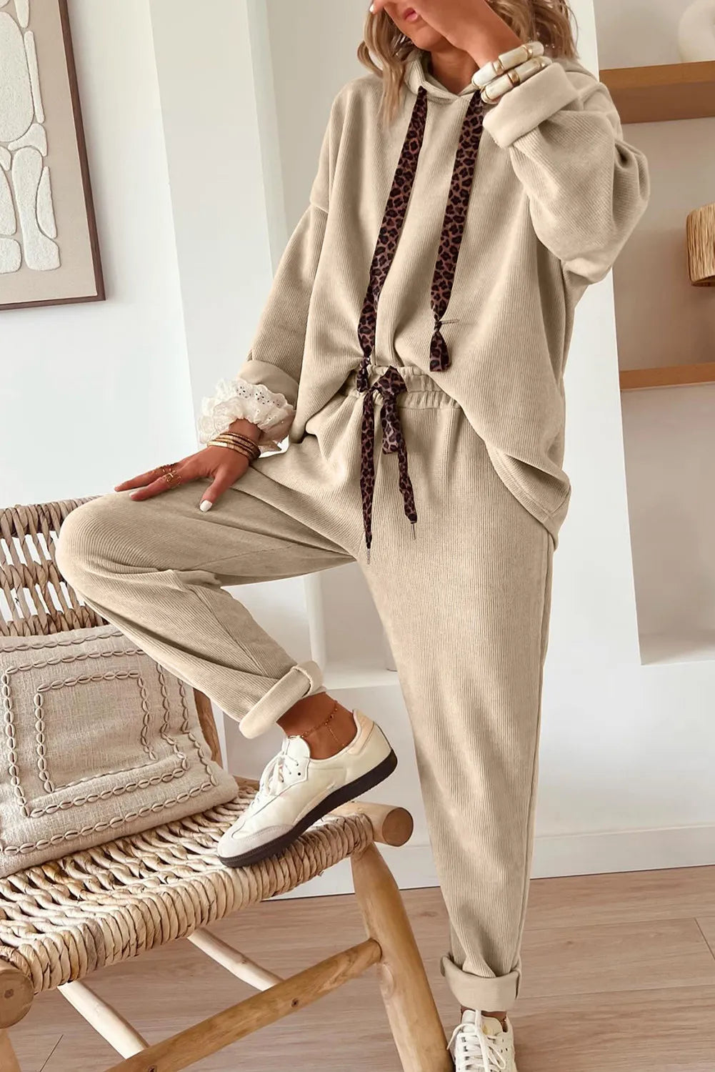 BNB Corduroy HW Pant - Stone