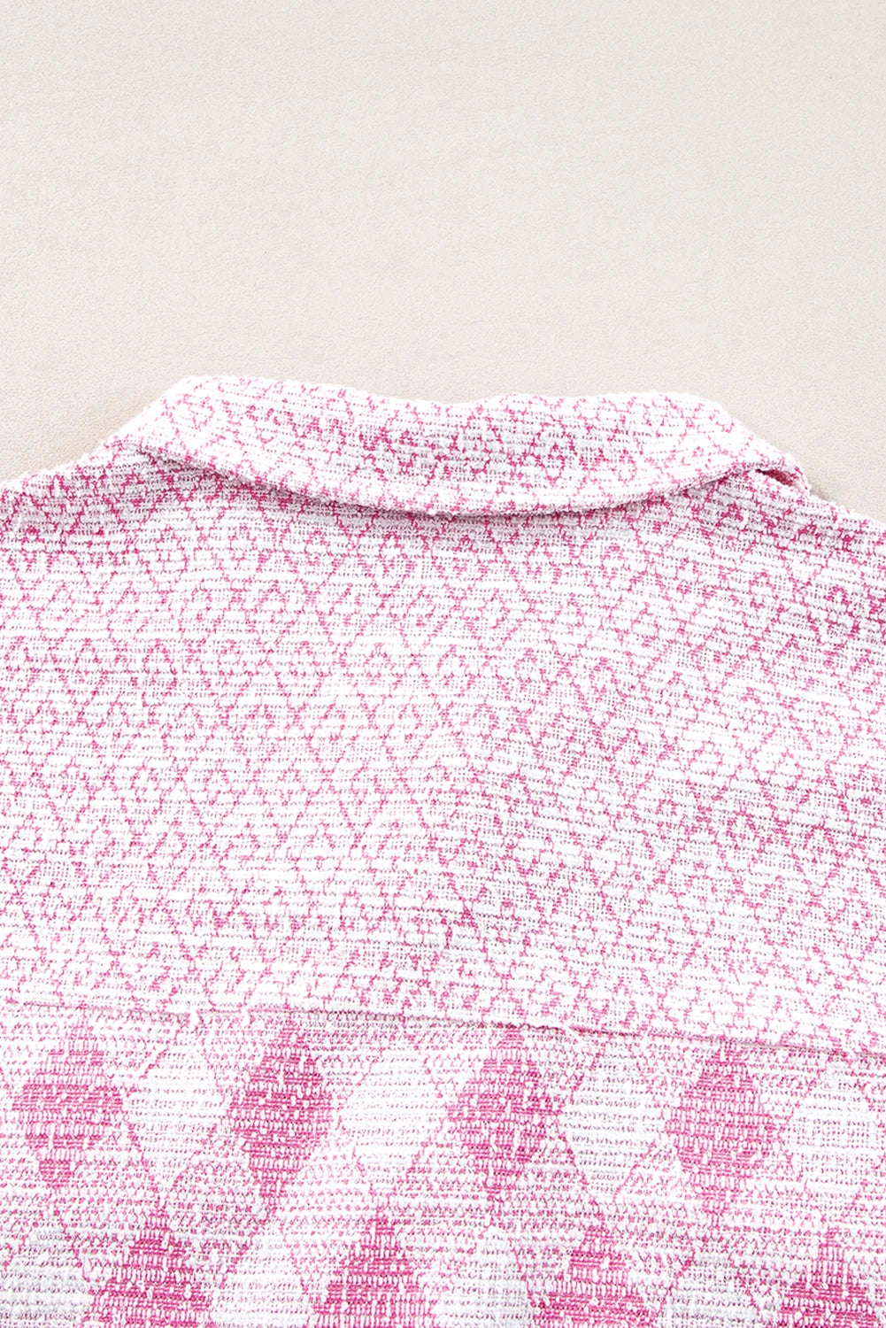 BNB Shacket - Pink - Geometric Style