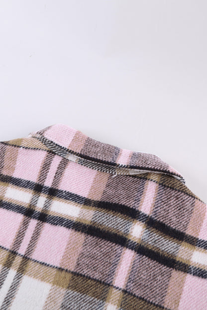 BNB Shacket - Purple - Plaid