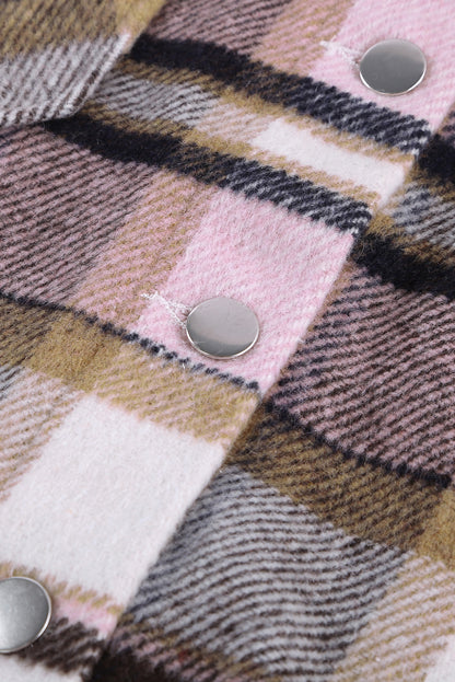 BNB Shacket - Purple - Plaid