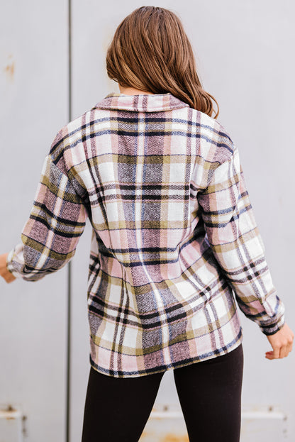 BNB Shacket - Purple - Plaid