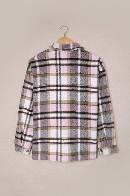 BNB Shacket - Purple - Plaid