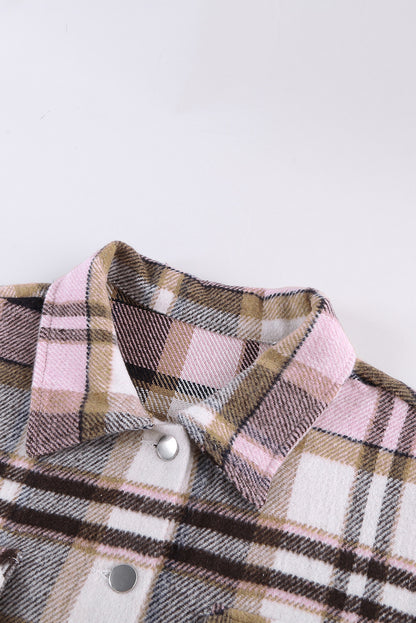 BNB Shacket - Purple - Plaid