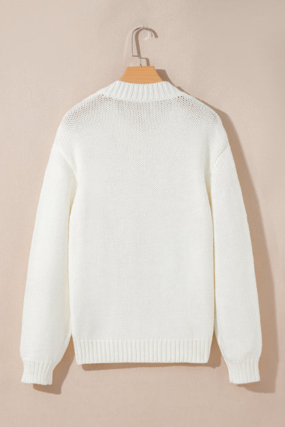 BNB Jumper - White - Bow Boots