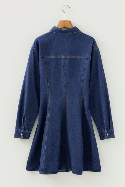 BNB Dress - Denim - Long Sleeve