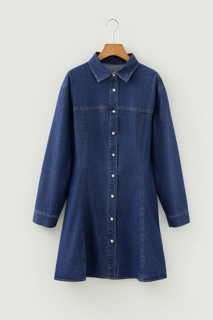 BNB Dress - Denim - Long Sleeve