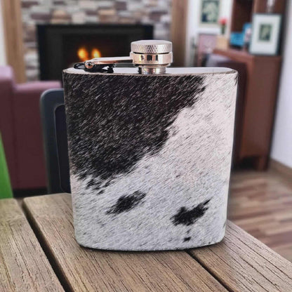 BNB Stainless Steel Cow Hide Flask