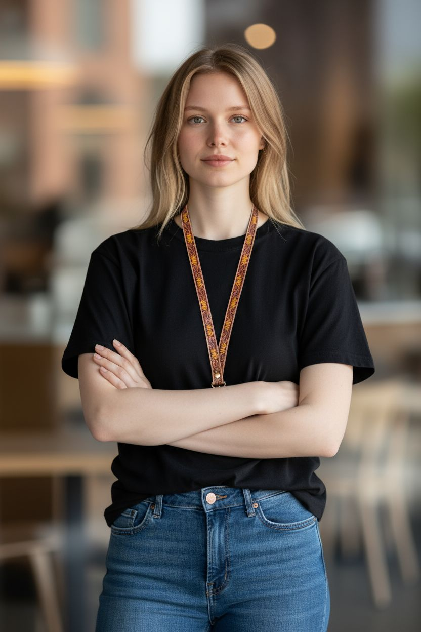 BNB Genuine Leather Western Lanyard