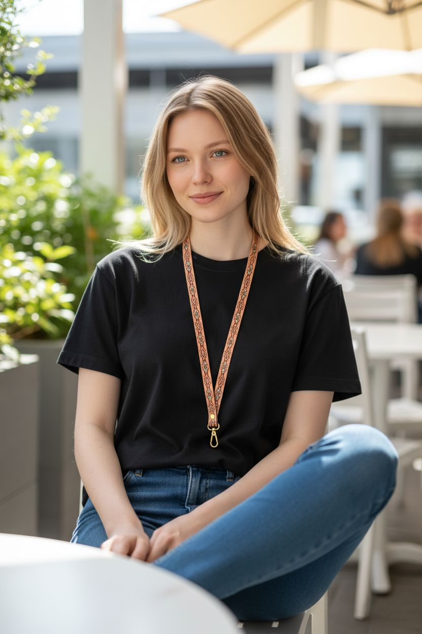 BNB Genuine Leather Western Lanyard