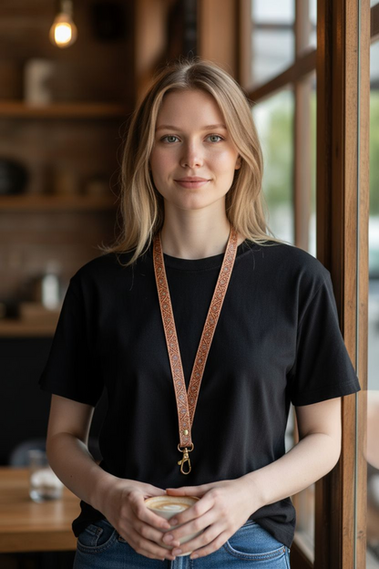 BNB Genuine Leather Western Lanyard