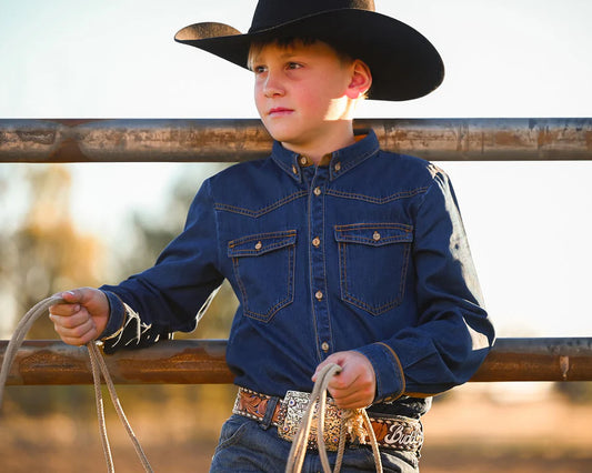 LSC Western Boys Teen Classic Dress Shirt