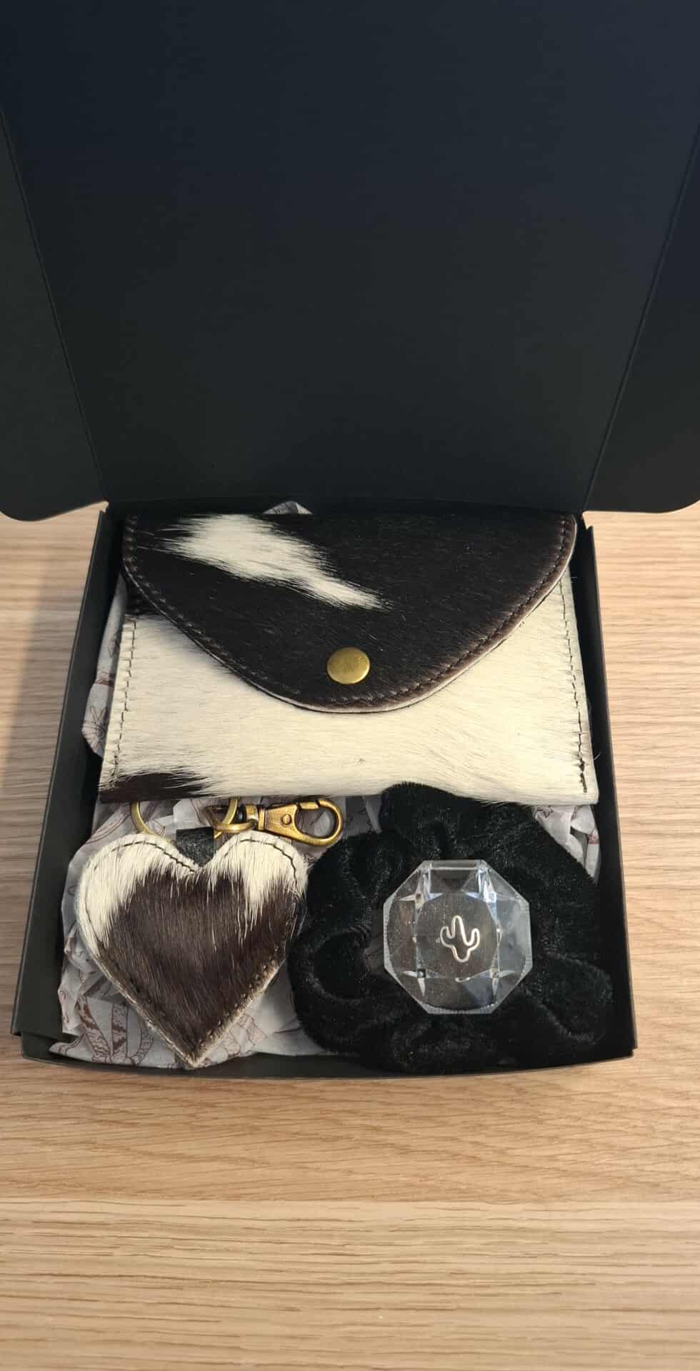 BNB Cow Hide Mini Purse Gift Pack