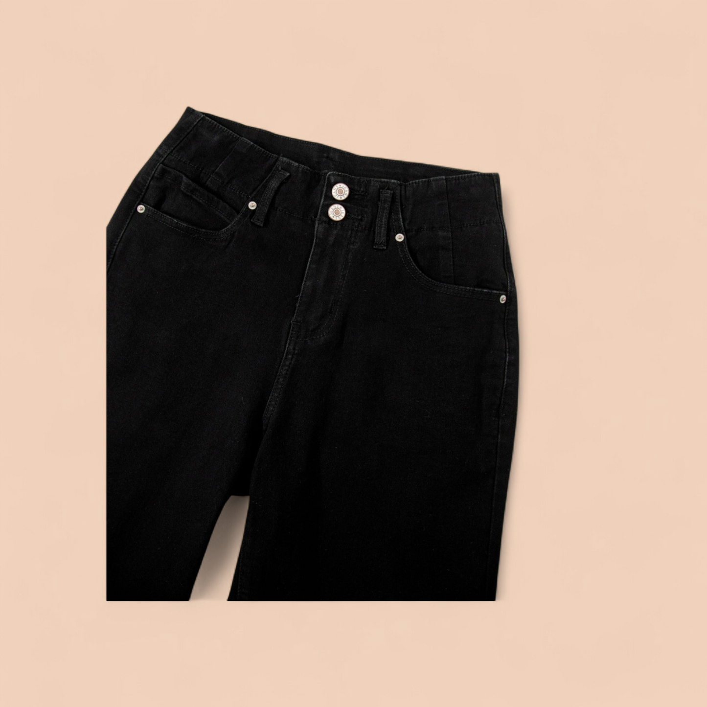 BNB Jeans - Black HW Wide Leg Jeans