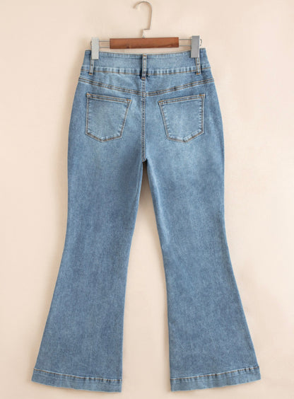 BNB Jeans - HW Piping Trim Bootcut Jeans
