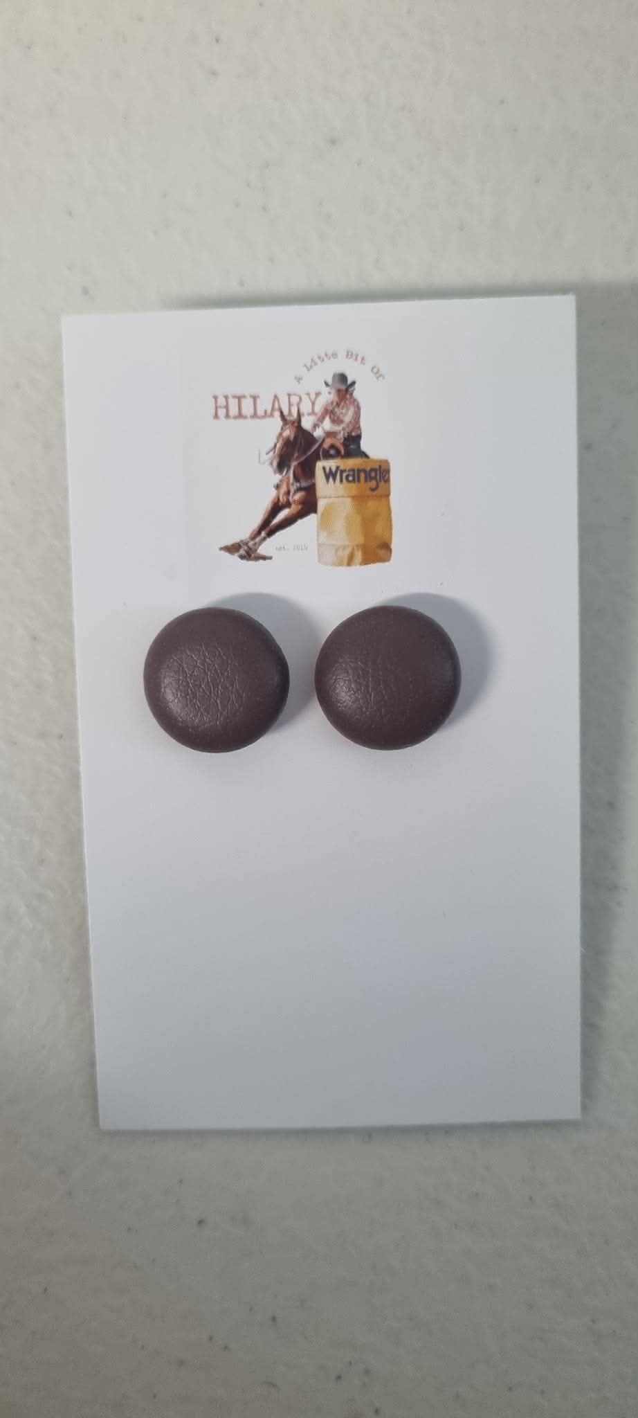 LBOH - Button Earrings 15mm