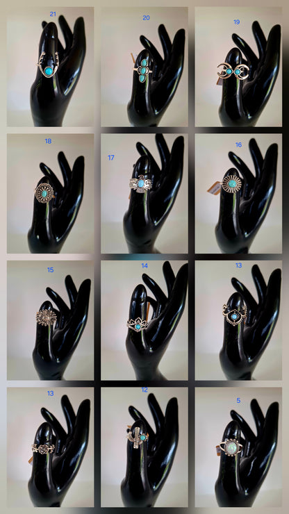 BNB Western Style Dress Rings