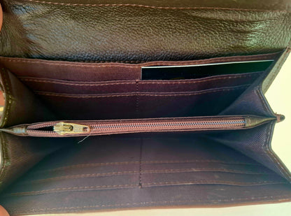 BNB Genuine Cow Hide Clutch Purse