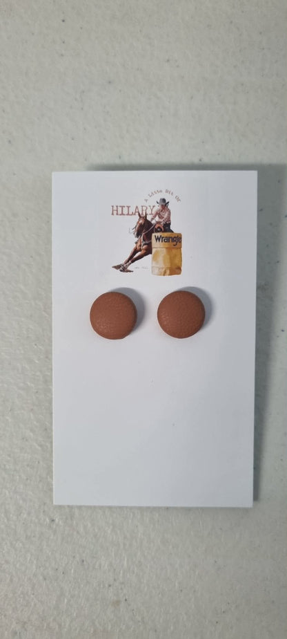 LBOH - Button Earrings 12mm