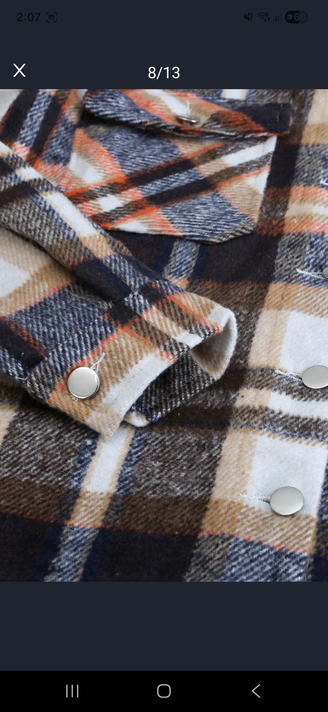 BNB Shacket - Plaid - Geometric Style