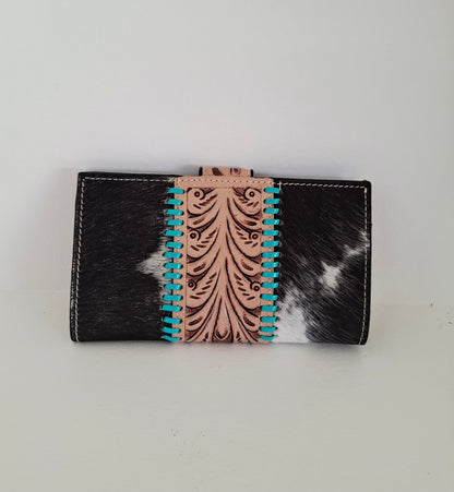 BNB Genuine Leather & Cow Hide Wallet
