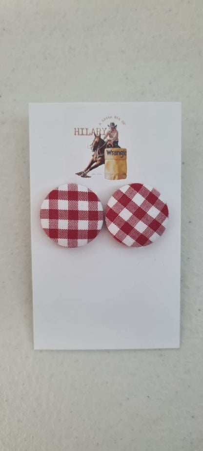 LBOH - Button Earrings 23mm