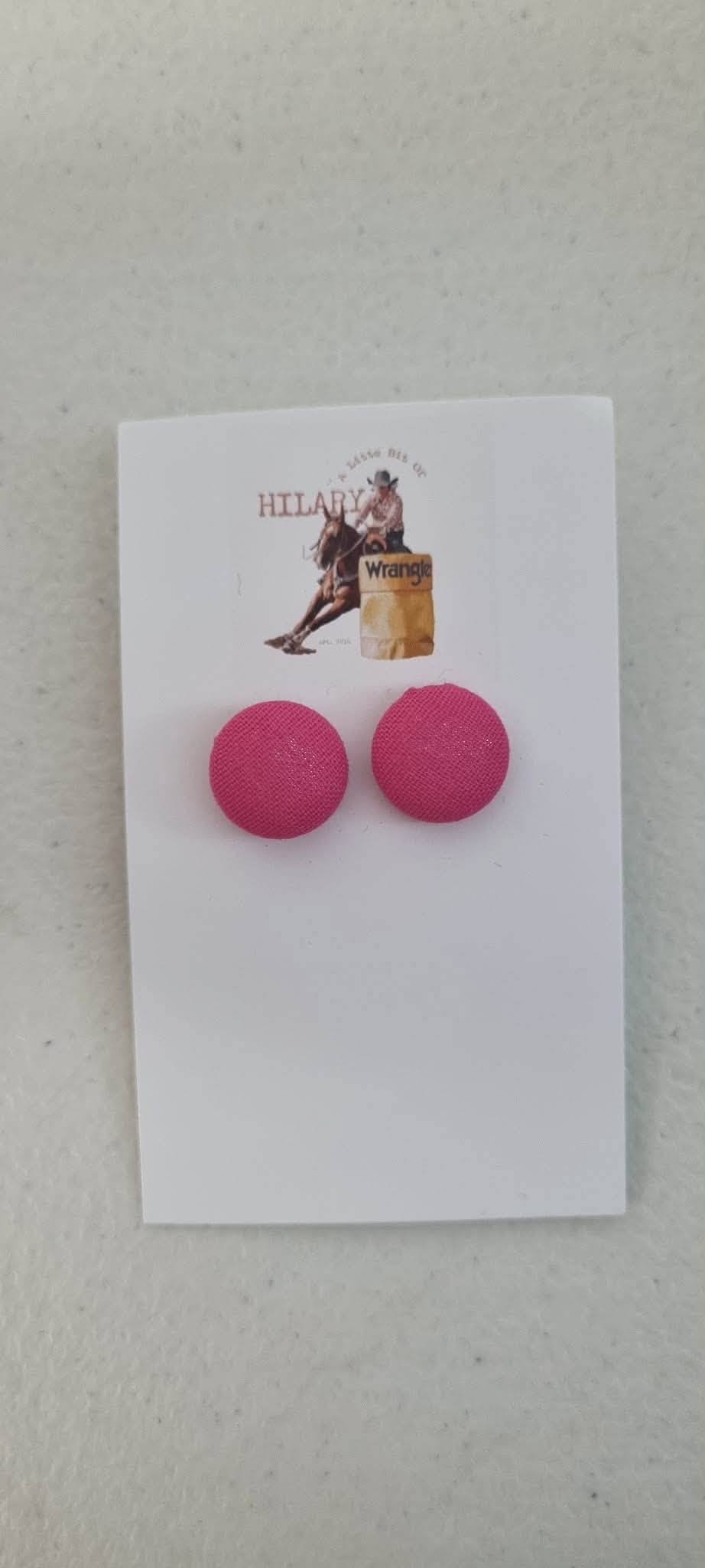 LBOH - Button Earrings 15mm