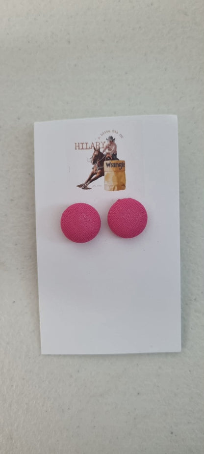 LBOH - Button Earrings 15mm