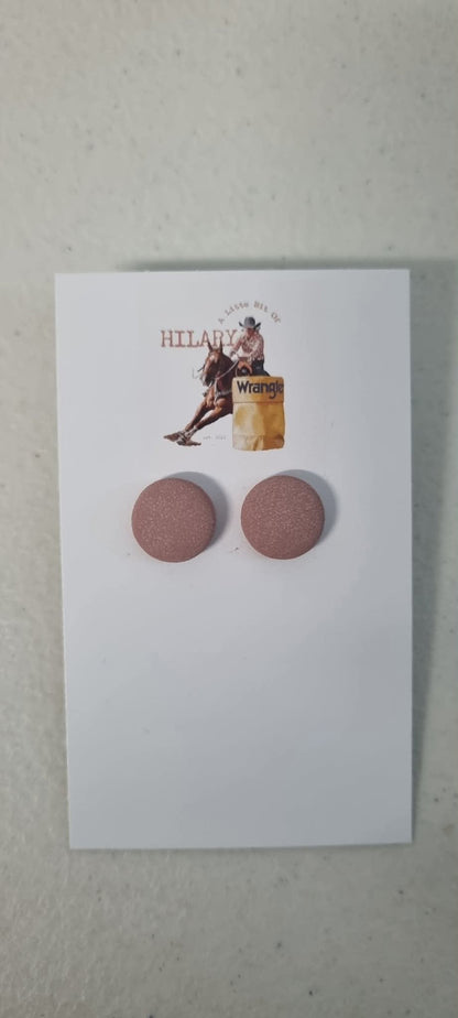 LBOH - Button Earrings 12mm