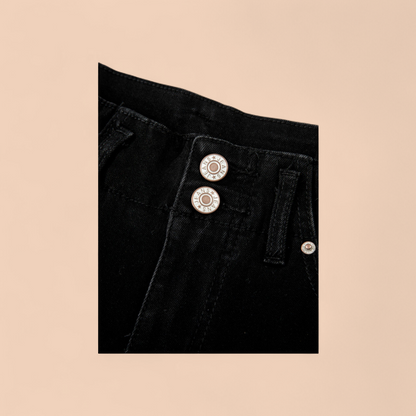 BNB Jeans - Black HW Wide Leg Jeans